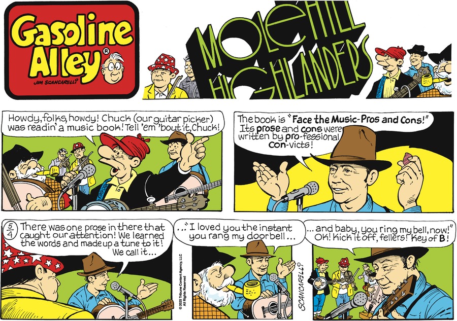 Gasoline Alley by Jim Scancarelli on Sun, 04 May 2025