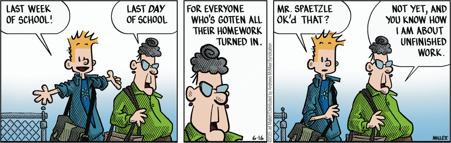 Frazz by Jef Mallett on Mon, 16 Jun 2025