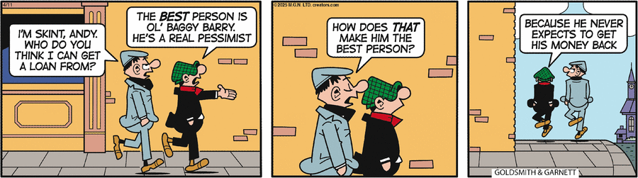 Andy Capp by Reg Smythe on Fri, 11 Apr 2025