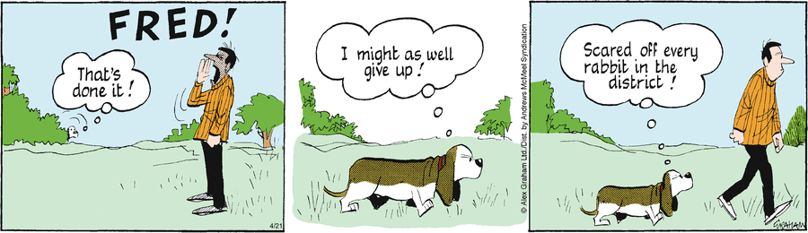 Fred Basset by Alex Graham on Mon, 21 Apr 2025