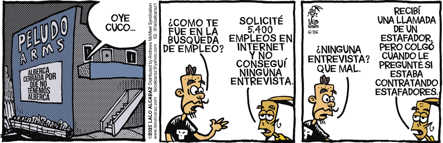 La Cucaracha en Español by Lalo Alcaraz on Fri, 06 Jun 2025