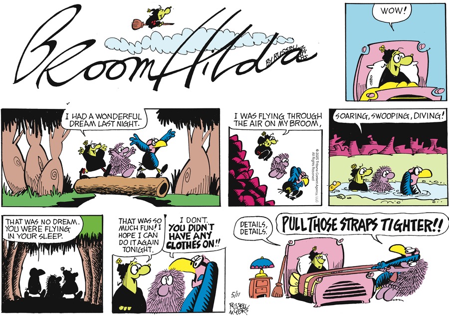 Broom Hilda by Russell Myers on Sun, 11 May 2025
