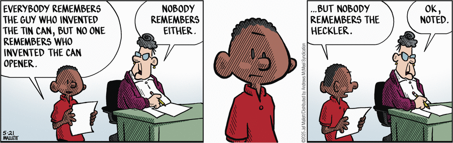 Frazz by Jef Mallett on Wed, 21 May 2025