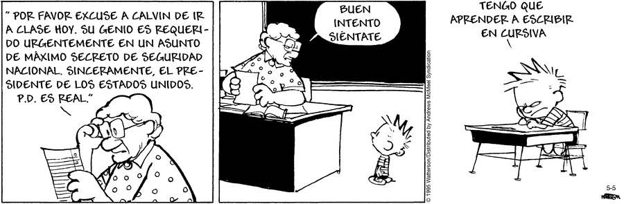 Calvin and Hobbes en Español by Bill Watterson on Mon, 05 May 2025