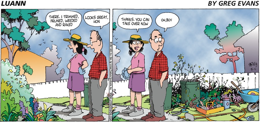 Luann Againn by Greg Evans on Sun, 11 May 2025