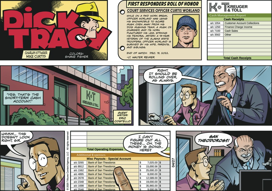 Dick Tracy by Charles Ettinger and Joe Staton and Mike Curtis on Sun, 27 Apr 2025