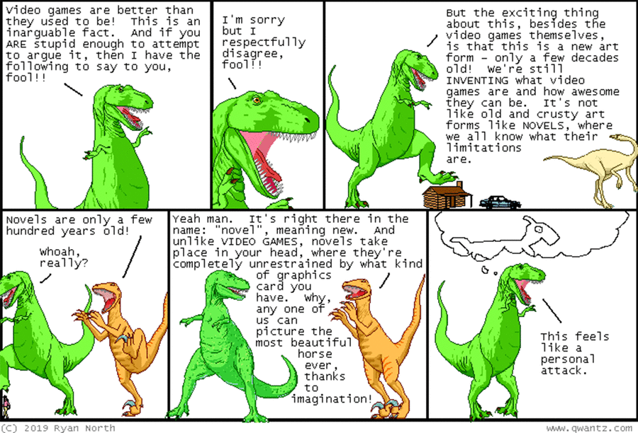 Dinosaur Comics by Ryan North on Thu, 12 Jun 2025
