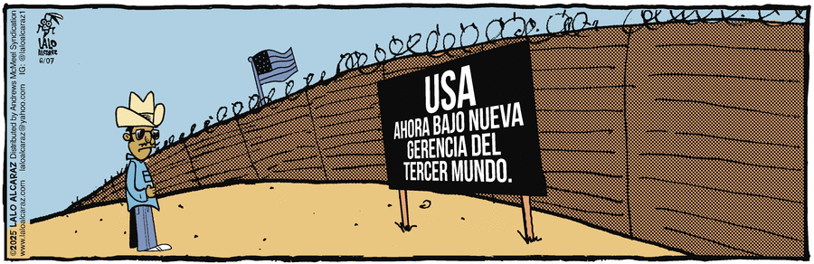 La Cucaracha en Español by Lalo Alcaraz on Sat, 07 Jun 2025
