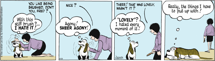 Fred Basset by Alex Graham on Wed, 23 Apr 2025