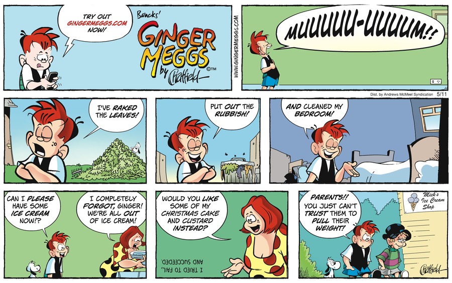 Ginger Meggs by Jason Chatfield on Sun, 11 May 2025