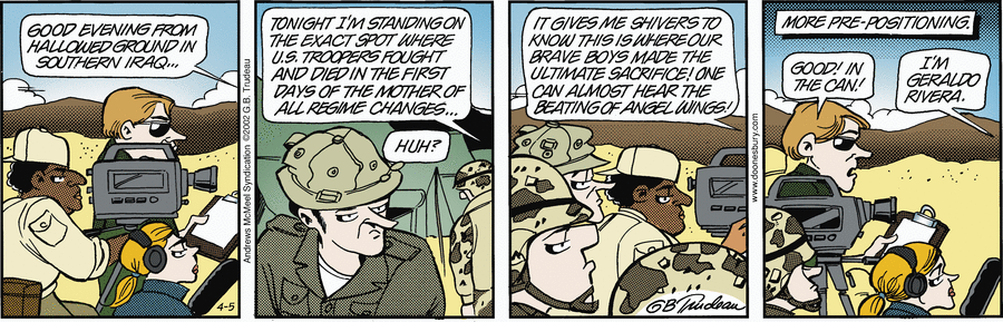 Doonesbury by Garry Trudeau on Sat, 05 Apr 2025