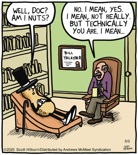 The Argyle Sweater by Scott Hilburn on Sat, 03 May 2025