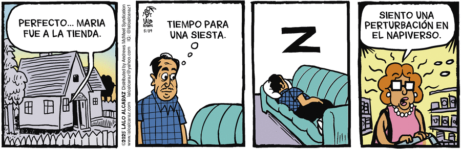 La Cucaracha en Español by Lalo Alcaraz on Fri, 09 May 2025