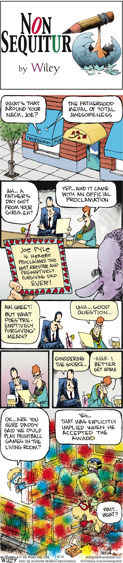 Non Sequitur by Wiley Miller on Sun, 15 Jun 2025