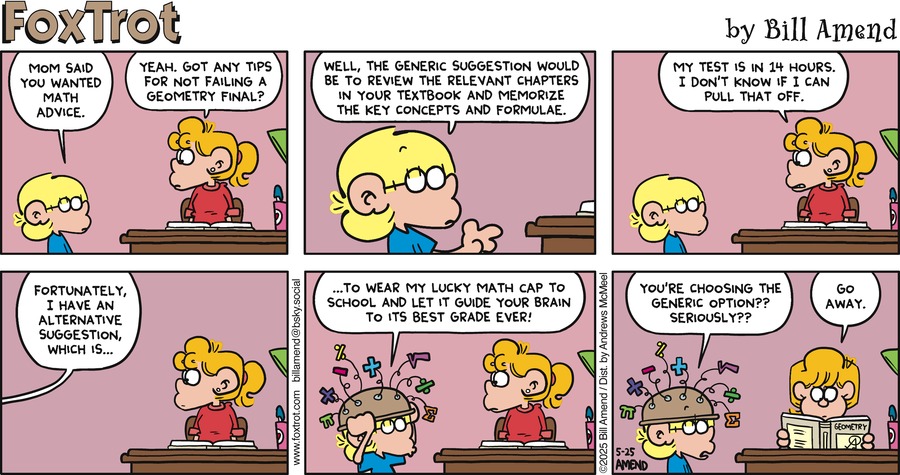 FoxTrot by Bill Amend on Sun, 25 May 2025