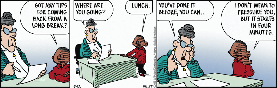 Frazz by Jef Mallett on Mon, 12 May 2025