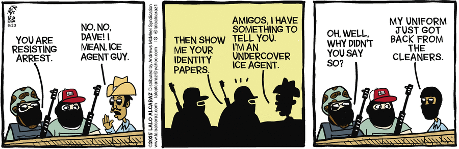 La Cucaracha by Lalo Alcaraz on Fri, 20 Jun 2025