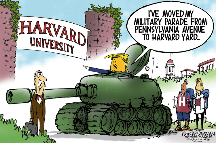 Walt Handelsman by Walt Handelsman on Tue, 27 May 2025