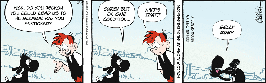 Ginger Meggs by Jason Chatfield on Fri, 20 Jun 2025