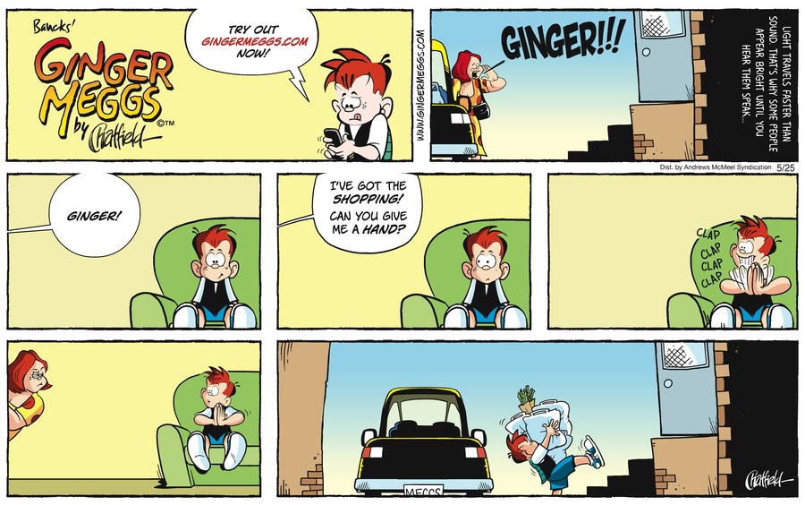 Ginger Meggs by Jason Chatfield on Sun, 25 May 2025