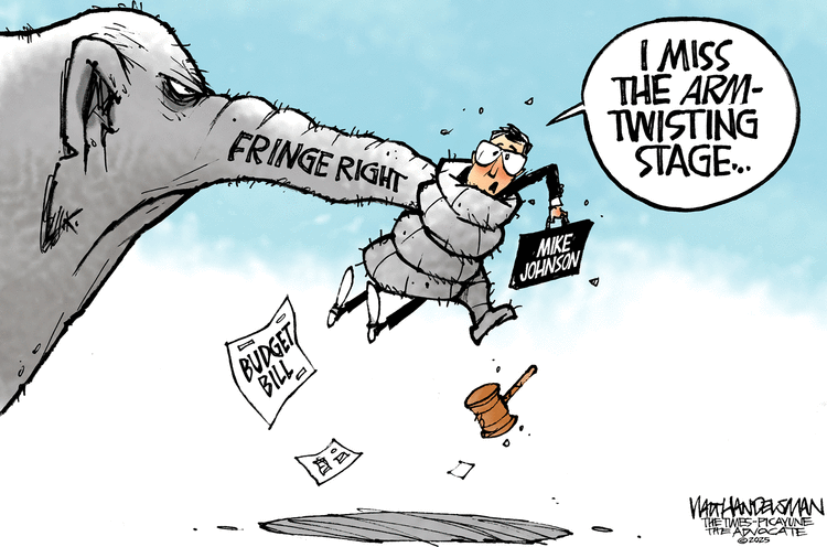 Walt Handelsman by Walt Handelsman on Wed, 21 May 2025
