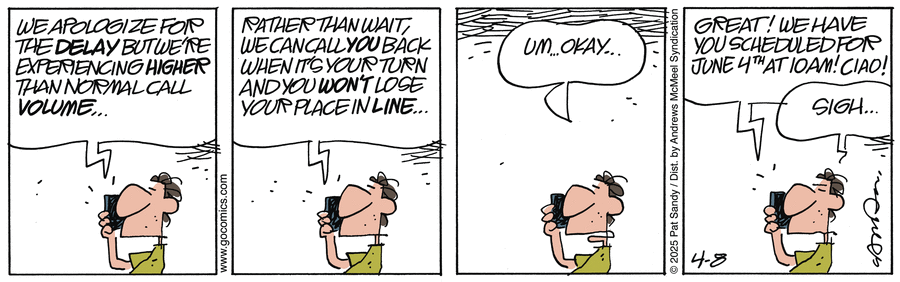 Next Door Neighbors by Pat Sandy on Tue, 08 Apr 2025