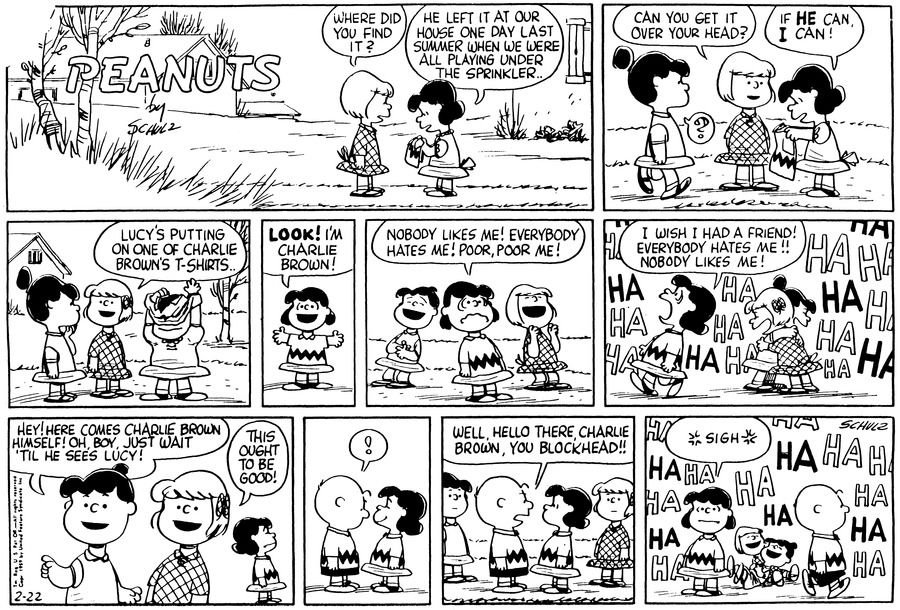 Peanuts by Charles Schulz for February 22, 1959 | GoComics