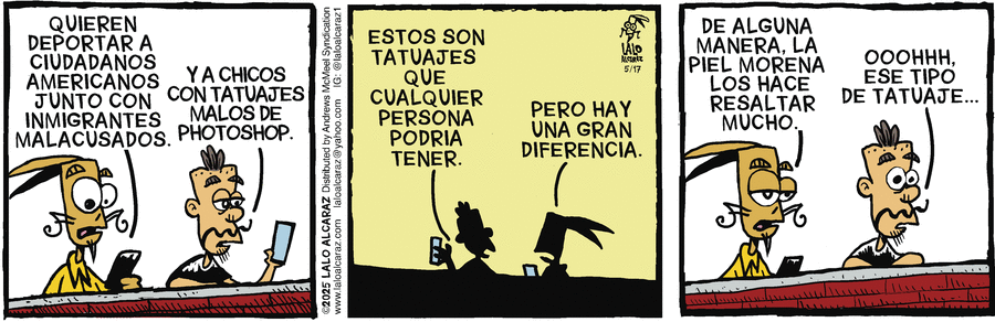 La Cucaracha en Español by Lalo Alcaraz on Sat, 17 May 2025