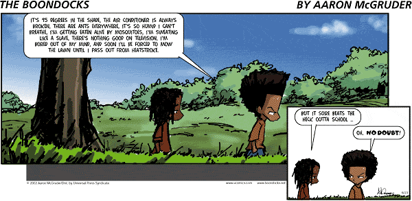 The Boondocks by Aaron McGruder on Sun, 06 Apr 2025