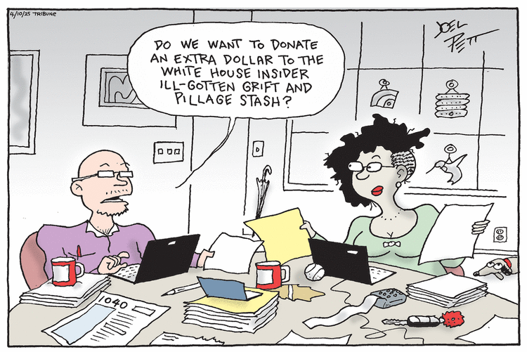 Joel Pett by Joel Pett on Thu, 10 Apr 2025