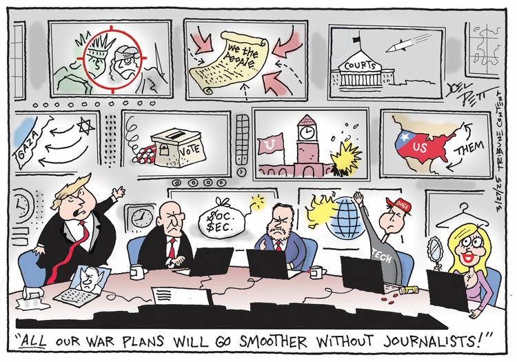 Joel Pett by Joel Pett on Thu, 27 Mar 2025