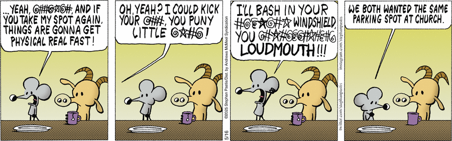 Pearls Before Swine by Stephan Pastis on Fri, 16 May 2025