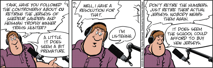 Tank McNamara by Bill Hinds on Sat, 03 May 2025