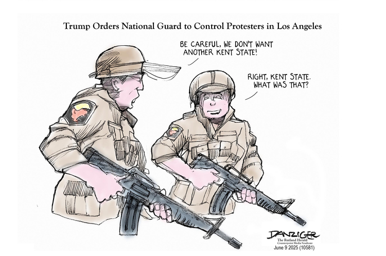 Jeff Danziger by Jeff Danziger on Mon, 09 Jun 2025