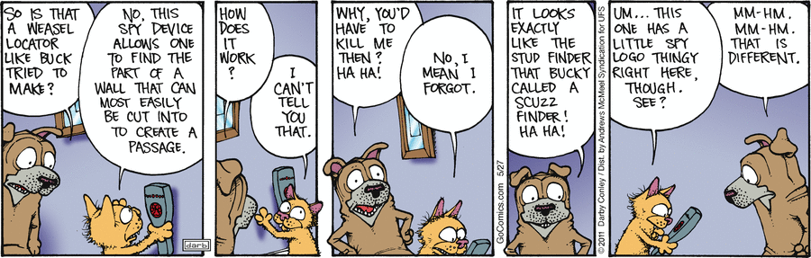 Get Fuzzy by Darby Conley on Tue, 27 May 2025