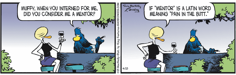 Shoe by Gary Brookins and Susie MacNelly on Tue, 15 Apr 2025