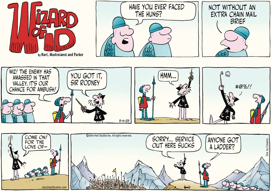 Wizard of Id by Parker and Hart on Sun, 04 May 2025