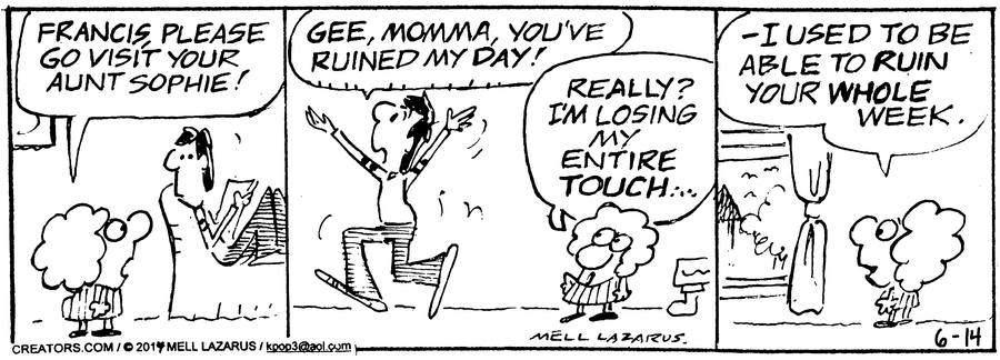Momma by Mell Lazarus on Sat, 14 Jun 2025
