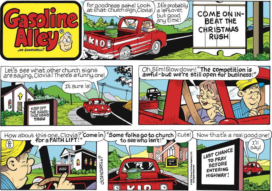 Gasoline Alley by Jim Scancarelli on Sun, 08 Jun 2025