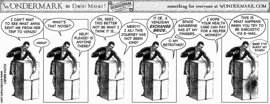Wondermark by David Malki on Thu, 01 May 2025