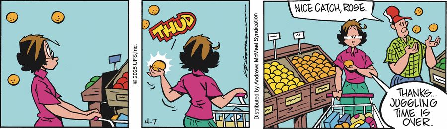 Rose Is Rose by Don Wimmer and Pat Brady on Mon, 07 Apr 2025