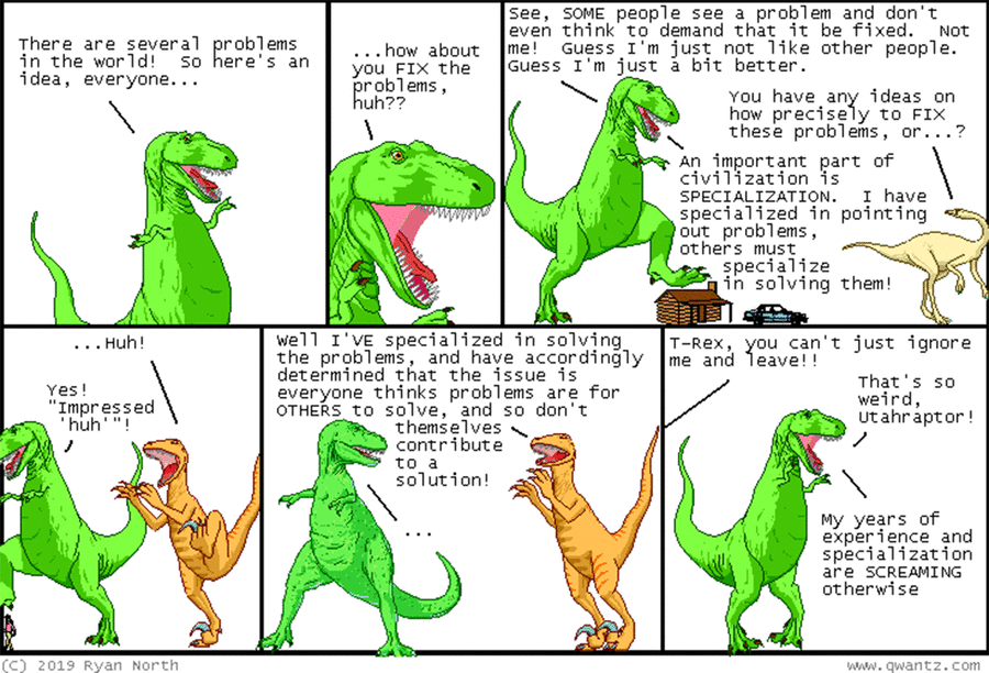 Dinosaur Comics by Ryan North on Fri, 13 Jun 2025