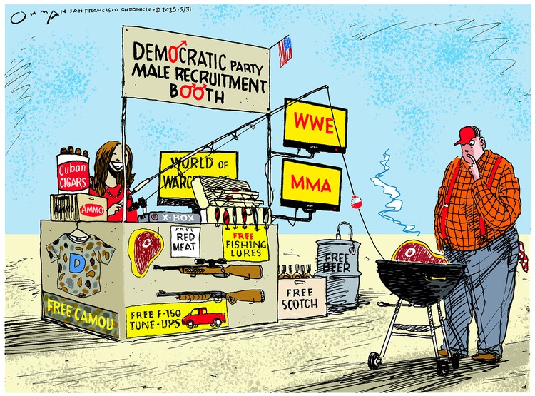 Jack Ohman by Jack Ohman on Sun, 01 Jun 2025