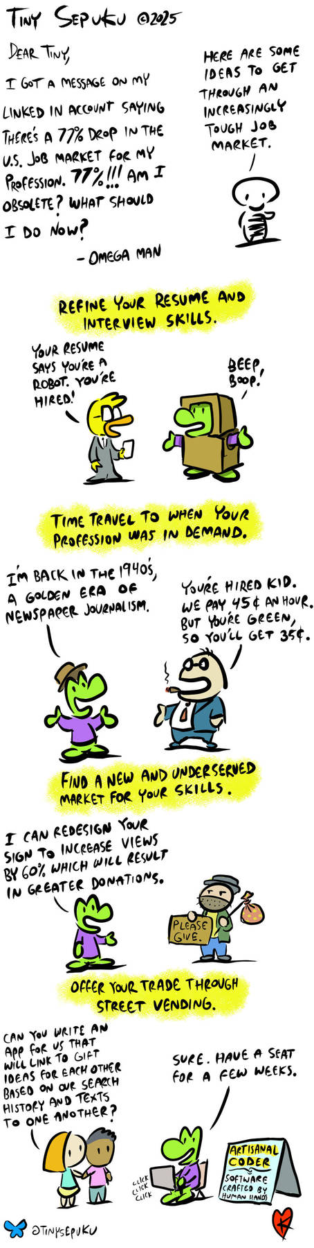 Tiny Sepuku by Ken Cursoe on Mon, 14 Apr 2025