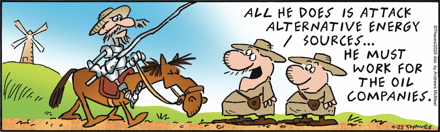 Frank and Ernest by Thaves  on Tue, 22 Apr 2025