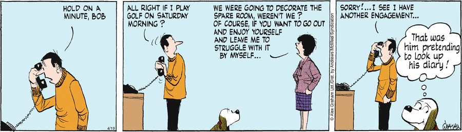 Fred Basset by Alex Graham on Sat, 19 Apr 2025