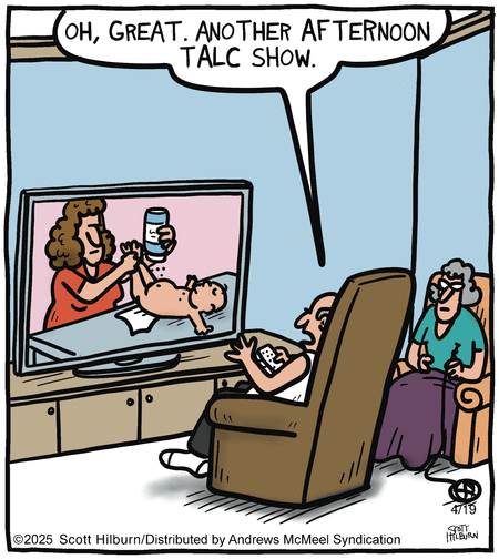 The Argyle Sweater by Scott Hilburn on Sat, 19 Apr 2025