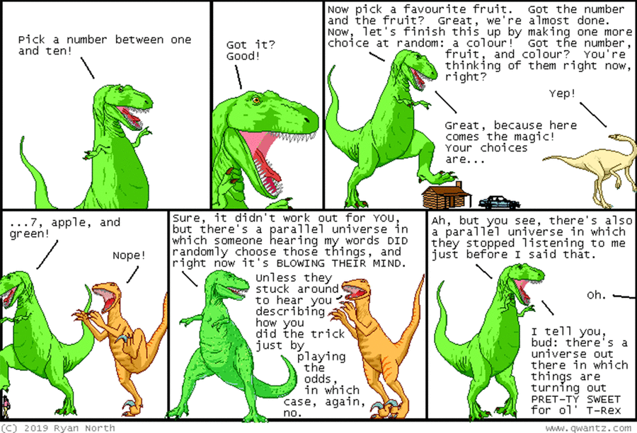 Dinosaur Comics by Ryan North on Wed, 11 Jun 2025