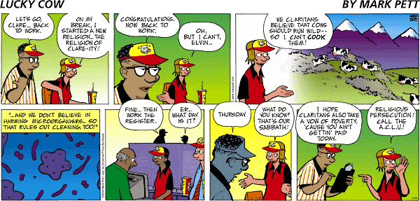 Lucky Cow by Mark Pett on Sun, 27 Apr 2025
