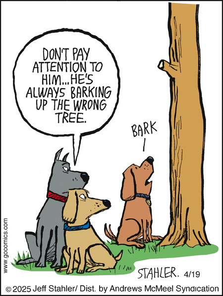 Moderately Confused by Jeff Stahler  on Sat, 19 Apr 2025